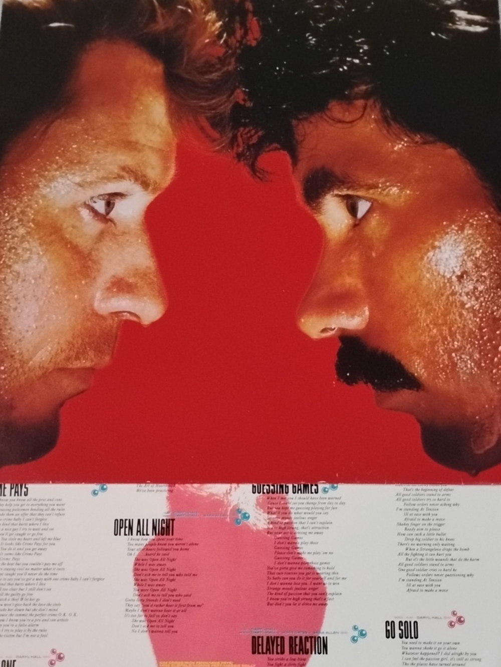 Hall and Oates - H2O - Original 1980s Classic Pop Album Vinyl Record